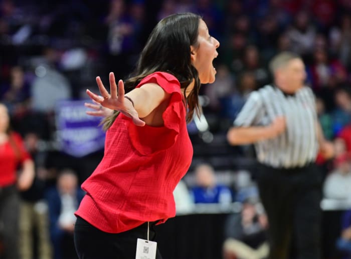 Lincoln Chatham Glenwood Illinois 3A girls basketball championship March 2 2024 Tim Vizer 26353